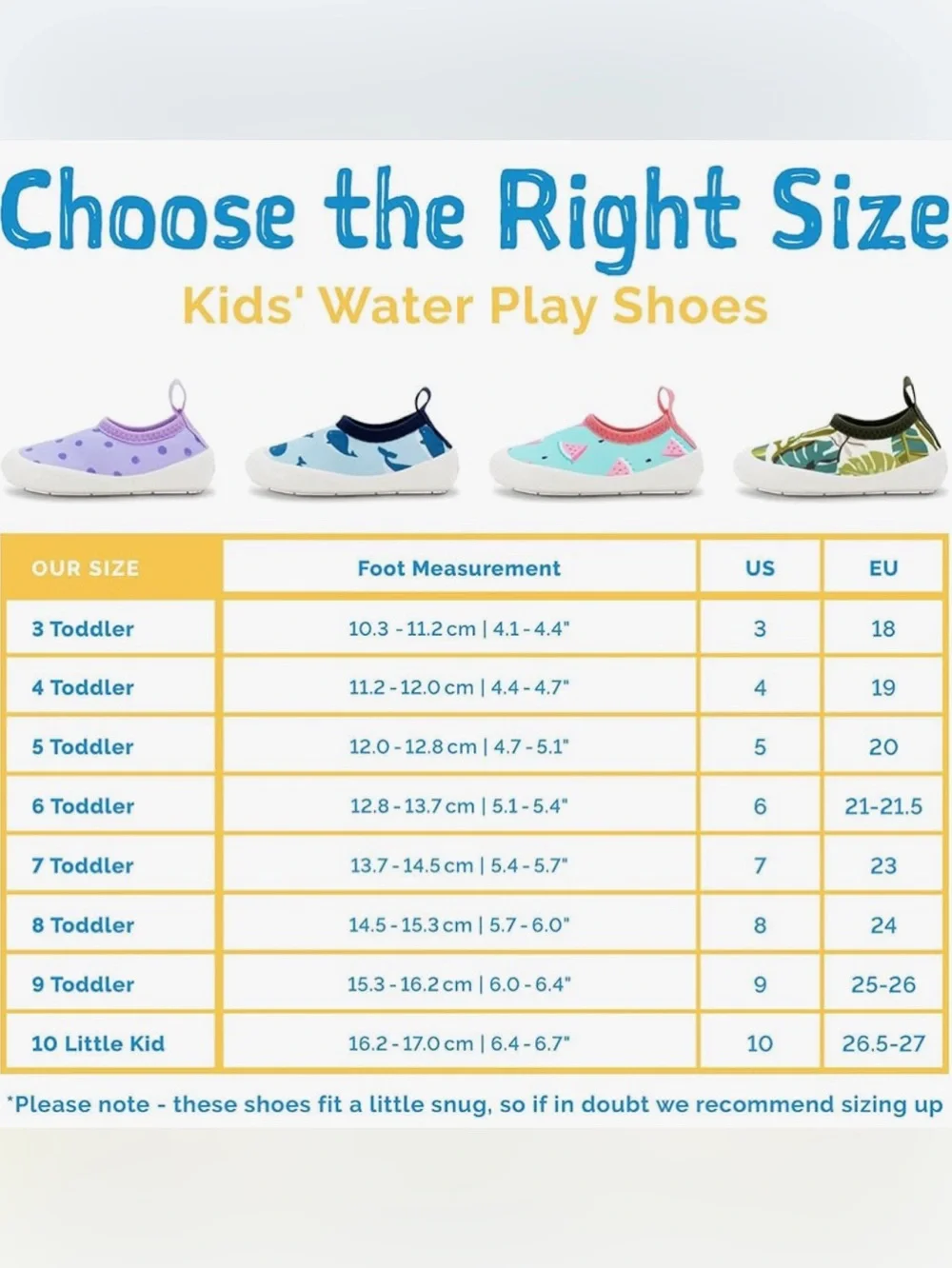 Jan and Jul water shoes